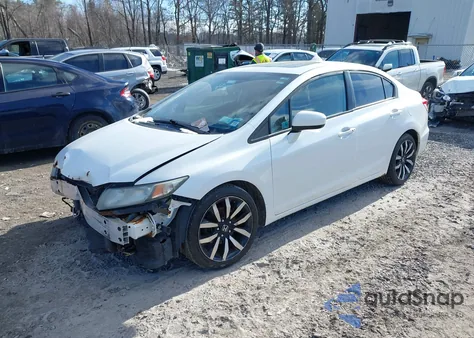 2014 Honda Civic Ex-L from USA, damaged, VIN 19XFB2F99EE212139
